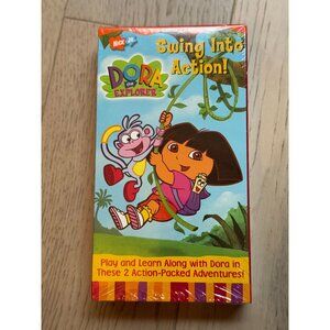 NOS Vintage Dora The Explorer VHS SEALED "Swing Into Action" Nick Jr Collectible